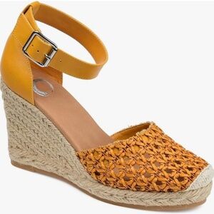 Journee Collection Women's Sierra Espadrille Sandal - color Mustard